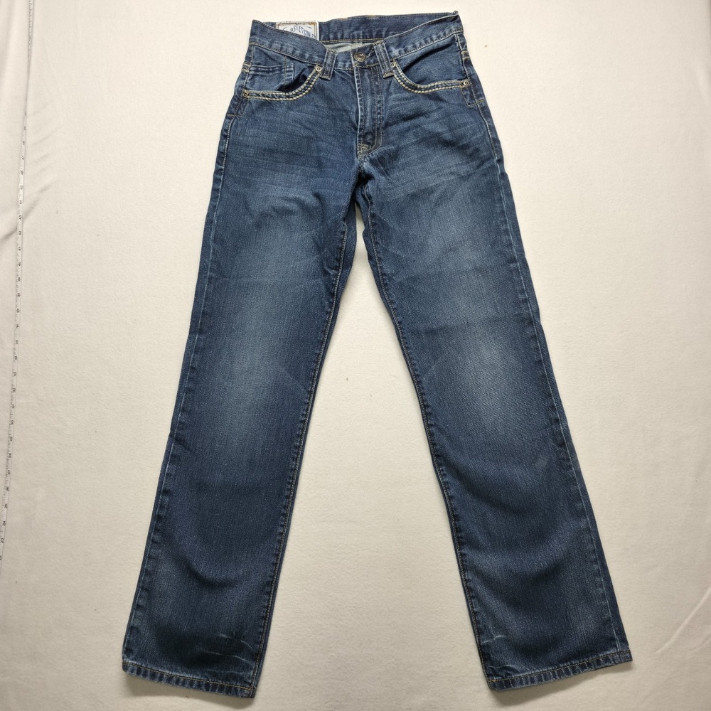 Stetson #1312 Men's Denim Modern Straight Leg Blue Jeans Size 29X34 (26X32)